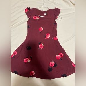 Gap youth girl size L (fits like youth girl size 10) burgundy dress EUC